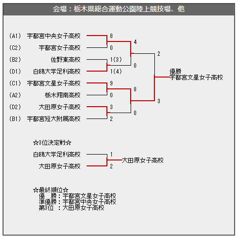 18年度 栃木県高等学校総合体育大会 女子サッカー競技 優勝は宇都宮文星女子 ジュニアサッカーnews