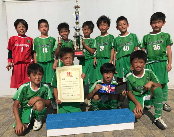 18年度 Grasionサッカーフェスタu 10 優勝はボヘミア大阪 ジュニアサッカーnews