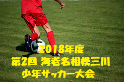 18年度 第2回海老名相模三川少年サッカー大会 神奈川県 引き続き情報お待ちしています ジュニアサッカーnews