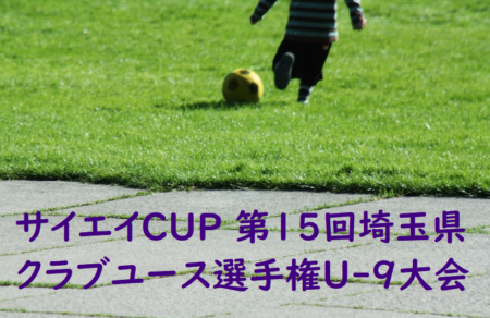 18年度 サイエイcup 第15回埼玉県クラブユース選手権u 9大会 優勝はグラント ジュニアサッカーnews