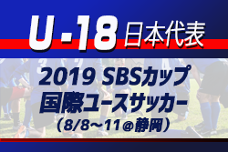 サッカー u18 日本 代表 メンバー 2019