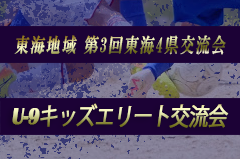 2019年度 東海地域 第3回東海4県交流会 U 9キッズエリート交流会 結果情報をお待ちしています ジュニアサッカーnews