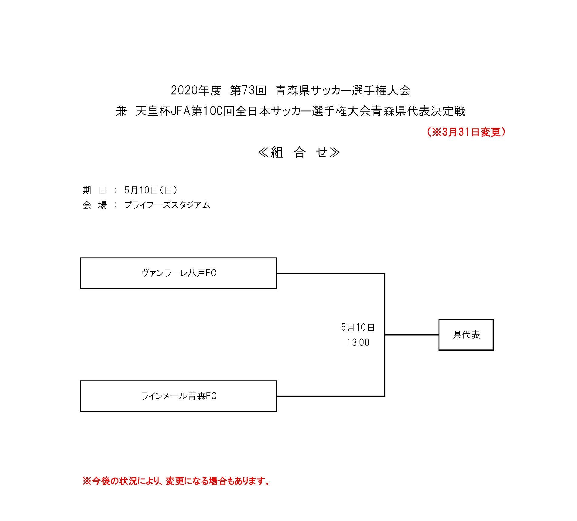 年度天皇杯jfa第100回全日本サッカー選手権 青森県代表決定戦 優勝はラインメール青森 ジュニアサッカーnews