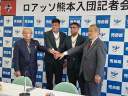 2人とも 2年後 日本に帰化したい ターレス選手 ケンタ選手 秀岳館高校 熊本県 ロアッソ熊本 J3 入団会見ライブ配信 ジュニアサッカーnews