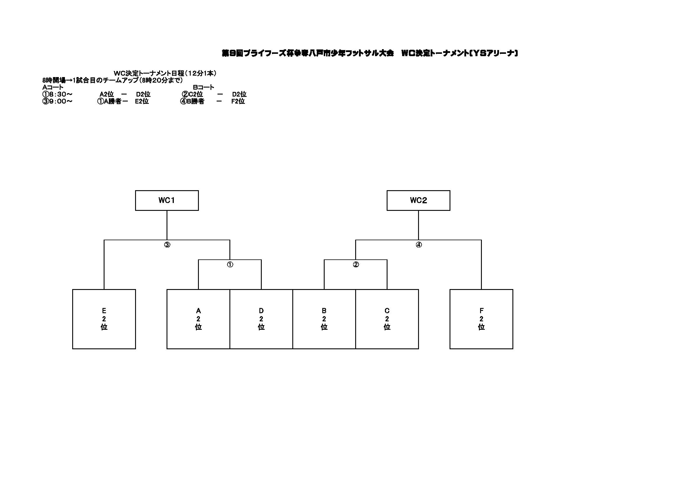 年度 第9回プライフーズカップ争奪八戸市フットサル大会 青森県 結果掲載 優勝は八戸fc ジュニアサッカーnews