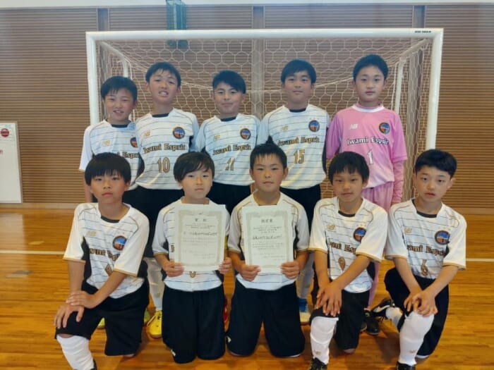 21年度jfaバーモントカップ第31回全日本u 12 フットサル選手権大会 島根県大会 浜田支部予選 優勝は石見エスプリ ジュニアサッカーnews