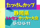 【大会中止】2021年度 たっけんカップ 第15回静岡県トレセンサッカー大会(男子U12･U11)   10/10開催