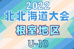 2022年度 第19回全道少年U-10サッカー北北海道大会 根室地区予選 優勝は羅臼標津FC A！
