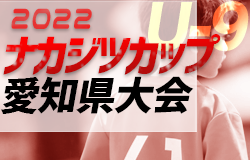 2022年度 ナカジツカップ 第3回U-9サッカー大会 愛知県大会 各ブロック最終結果掲載！