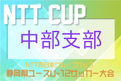 2022年度 静岡市民大会6年生の部 兼 NTT西日本グループカップ静岡県U-12大会 中部支部予選　優勝はガウーショ！県大会出場7チーム決定！