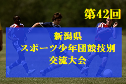 2022年度 第42回新潟県スポーツ少年団競技別交流大会 サッカー新潟県大会　大会結果情報をお待ちしております