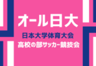 速報！2024年度 オール日大 日本大学体育大会 サッカー競技会 高校の部@静岡 ベスト8決定！9/2,3予選リーグ・決勝トーナメント1回戦全結果更新！2回戦・準決勝・決勝9/4結果速報！