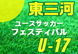 2024年度 ジャバンのりCUP 東三河サッカーフェスティバル  U-17カップ戦部門（愛知）例年8月開催！日程・組合せ募集中