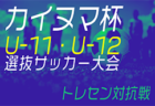 2024年度 たっけんカップ第18回静岡県トレセンサッカー大会（男子U-12）10/5,6開催･要項掲載！組合せ・メンバー情報お待ちしています！