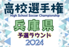 速報！2024年度 兵庫県高校サッカー選手権大会 ＜予選ラウンド＞ 代表決定戦10/14結果速報中