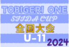 速報！U-11 TOBIGERI ONE 2024 SFIDA CUP 全国大会 府中新町･柏レイソル･清水エスパルス三島･川崎フロンターレがベスト4進出！8/4順位決定戦結果更新！準決勝･決勝他順位決定戦は8/5開催！