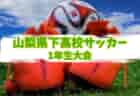 2024年度 山梨県下高校サッカー1年生大会  組合せ掲載！8/16～19結果速報！