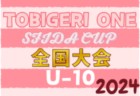 速報！U-10 TOBIGERI ONE 2024 SFIDA CUP 全国大会@静岡 18都道府県から40チーム出場！予選リーグ 8/5第2節までの全結果掲載！8/6最終第3節、順位決定戦1・2回戦結果速報！