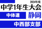 2024年度 第45回静岡県中学1年生大会クラブの部 代表決定戦（県大会） 例年1月開催   組み合わせ情報＆地区予選情報もお待ちしています！