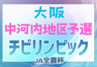 2024年度 第23回大阪府チビリンピックサッカー大会（U-11）JA全農杯 北河内地区予選 例年11月開催！日程･組合せ情報募集。