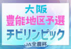 2024年度 第23回大阪府チビリンピックサッカー大会（U-11）JA全農杯 三島地区予選 例年11月開催！日程･組合せ情報募集。