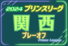 高円宮杯 JFA U-18サッカーリーグ2024プリンスリーグ関西 プレーオフ（参入戦） 12/15決定戦結果更新！興國B・関西学院・三田学園がプリンスリーグ2部参入決定！