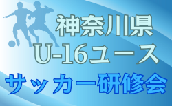 2024年度 第16回神奈川県U-16ユースサッカー研修会 予選リーグ 第2節11/24結果速報！組合せ･第1節未判明結果･メンバーも併せて情報募集！