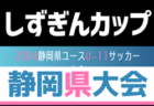 2024年度 しずぎんカップ第40回静岡県ユースU-11サッカー大会 中東部支部予選  例年12月～開催   組み合わせ･日程募集中！