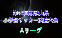 2024年度 第48回和歌山県小学生サッカー Aリーグ決勝大会 例年2月開催！地区予選から日程・組合せ募集中　伊都予選12/22.1/25.26組合せ掲載　情報ありがとうございます