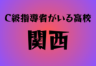 C級ライセンス指導者のいる高校　北海道・東北26選