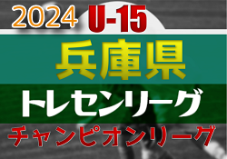 2024年度 第20回兵庫県トレセンチャンピオンリーグ(U-15)サッカー大会 例年12月開催！日程・組合せ・参加メンバー募集中