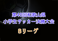 2024年度 第48回和歌山県小学生サッカー Bリーグ決勝大会 例年2月開催！日程・組合せ募集中