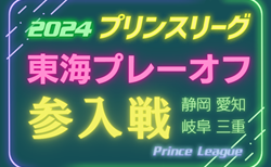 高円宮杯 JFA U-18サッカープリンスリーグ2024東海プレーオフ 組合せやぐら表・大会要項情報掲載、県リーグ情報も掲載！12/7,8,14開催！