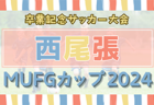 2024年度 AIFA卒業記念 MUFGカップ 兼 U-12チャンピオンズカップ愛知県大会 2025/2/2,9開催！情報をお待ちしています！