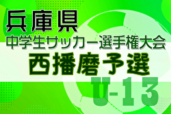 2024年度第27回兵庫県中学生（U-13）サッカ－選手権大会 西播磨予選 例年12月開催！日程・組合せ募集中