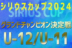 2024年度 第5回シリウスカップU-12/U-11 グランドチャンピオン決定戦（愛知）U-12は1/5開催！組合せ情報募集中！