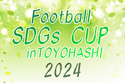 2024年度 第5回 Football SDGs CUP inTOYOHASHI/豊橋（愛知）3/29,30開催！組合せ･出場チームなど情報お待ちしています！