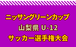 2024年度第41回ニッサングリーンカップ山梨県U-12サッカー選手権大会 例年2月開催！日程・組合せ募集中