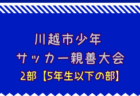 2024年度第46回J:COM東上・川越杯争奪川越市少年サッカー親善大会1部【6年生以下の部】  (埼玉県) 例年1月開催！日程・組合せ募集中