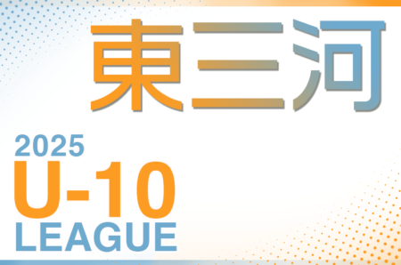 2025年度 東三河U-10リーグ（愛知）例年6月開幕！組合せ･日程募集！