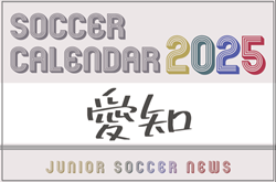 2025年度 サッカーカレンダー【愛知】年間大会スケジュール一覧