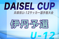 2025年度DAISEL CUP 第58回兵庫県U-12サッカー選手権大会 伊丹予選（北摂大会予選）例年5月開催！日程・組合せ募集中