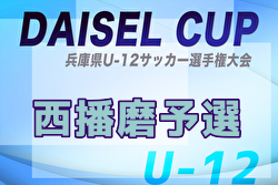 2025年度DAISEL CUP 第58回兵庫県U-12サッカー選手権大会 西播磨予選 例年5月開催！日程・組合せ募集中