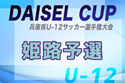 2025年度 第78回姫路市民大会 6年の部（兼 DAISEL CUP 第58回兵庫県U-12サッカー選手権大会 姫路予選）例年4月開催！日程・組合せ募集中