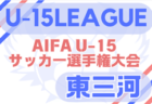 2025年度 U-15サッカーリーグ知多（愛知）例年4月開幕！日程・組合せ情報募集